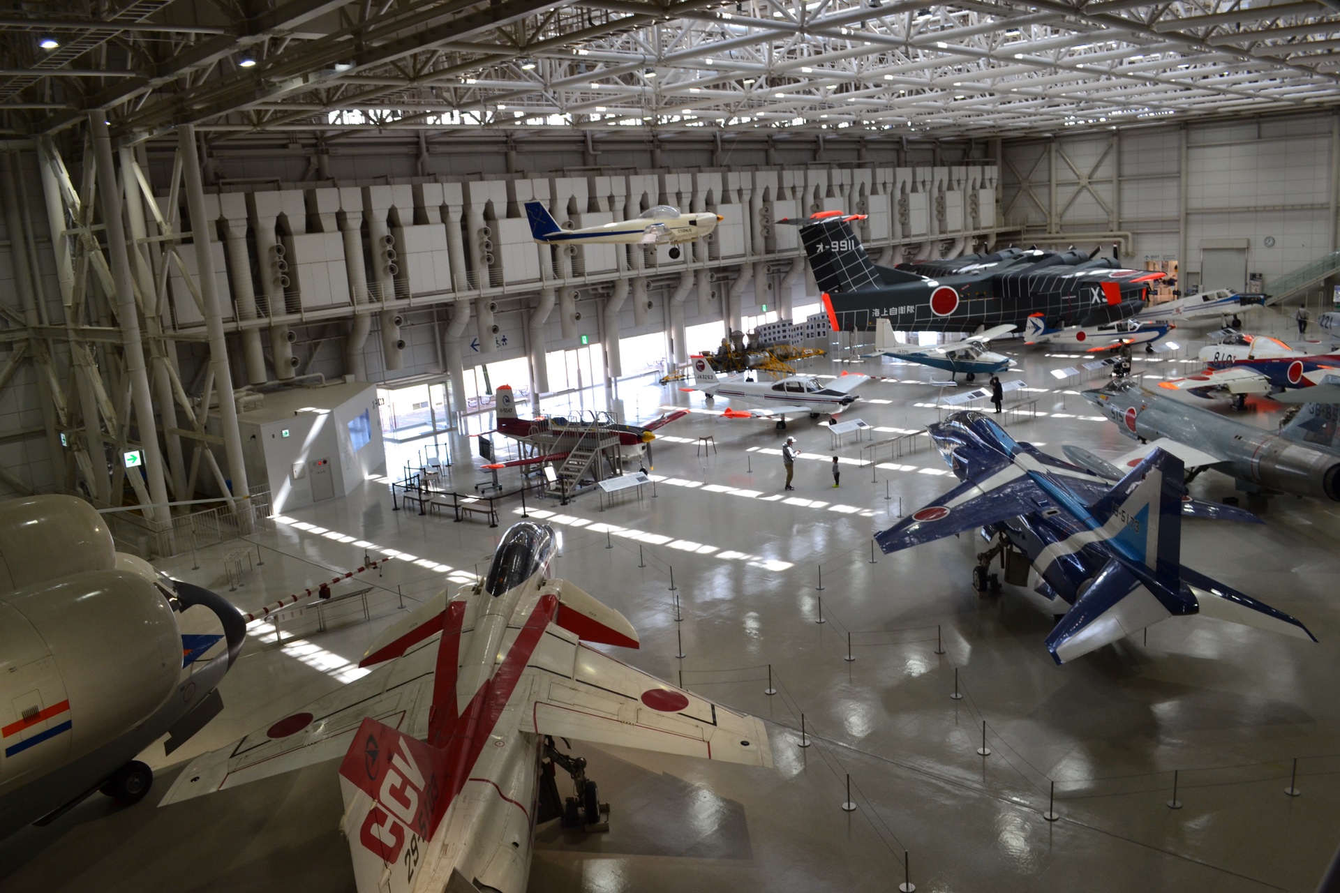 岐阜かかみがはら航空宇宙博物館（空宙博）館內展示，國內唯一現存的川崎飛燕實機等珍貴航空實機