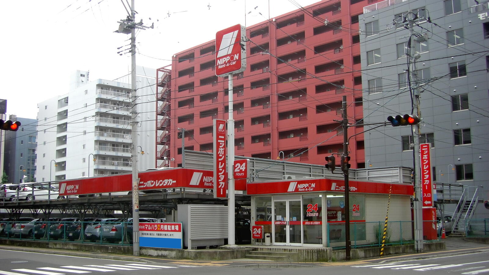 仙台站前的租車營業所 — 日本車站周邊常見的租車據點