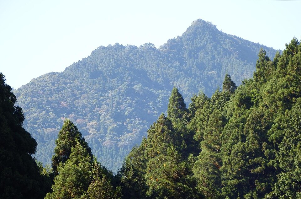 仁淀川上游流域景色，仁淀ブルー的翠藍河水穿過峽谷，植被茂密的清澈溪流