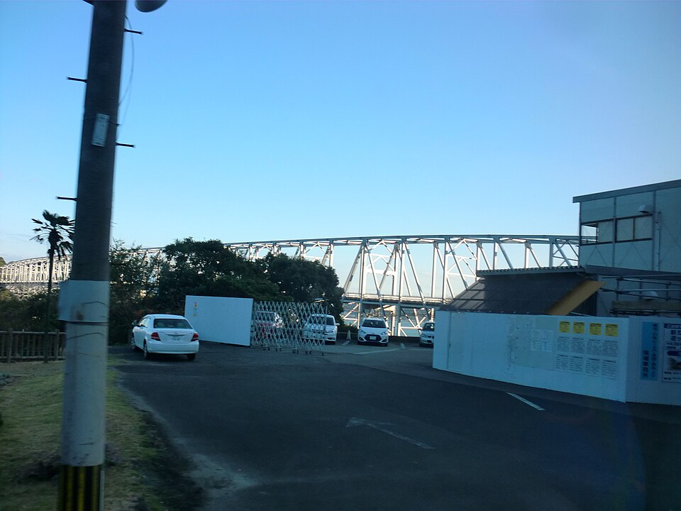 天草天門橋（天草五橋の一つ），連結天草群島的白色大橋