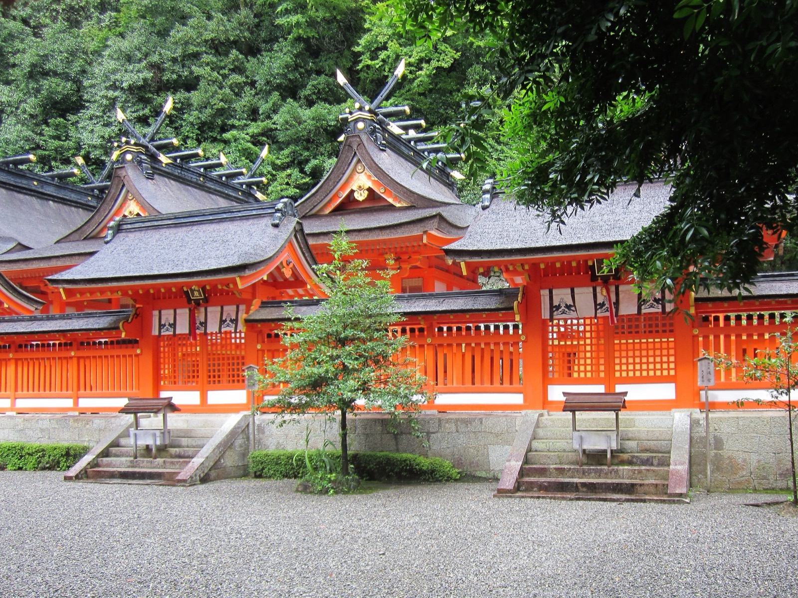 熊野那智大社的朱紅社殿 — 熊野三山之一、世界遺產核心神社