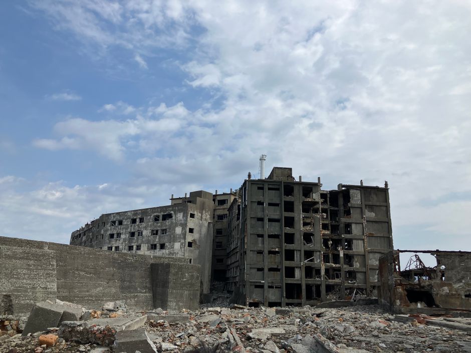 軍艦島（端島）廢棄的混凝土建築群 — 明治工業化遺跡，UNESCO 世界遺産