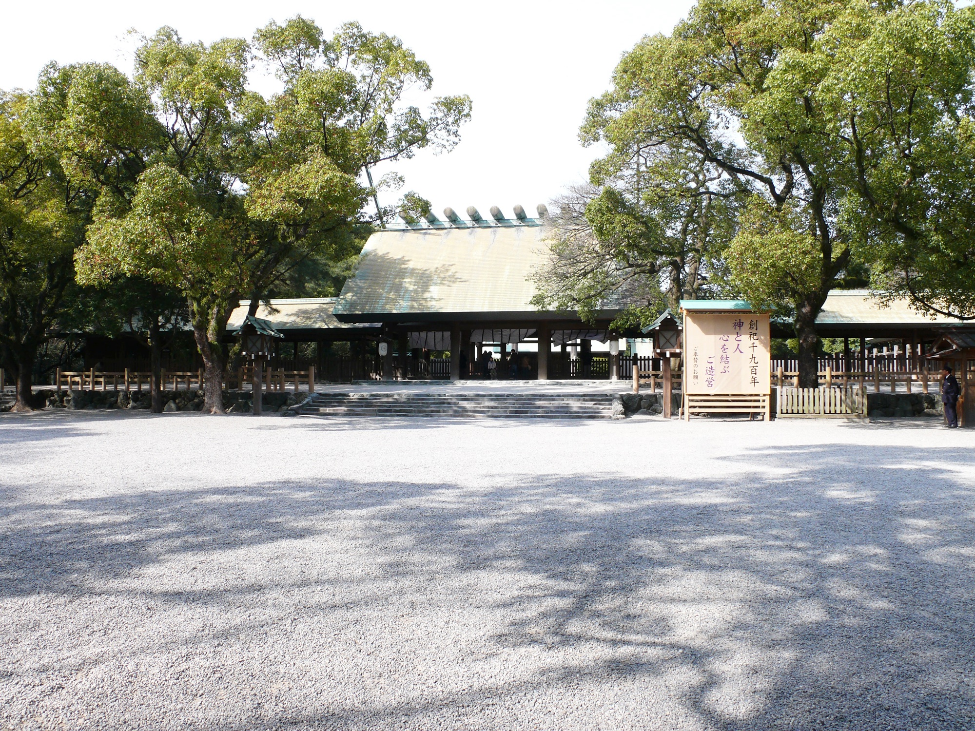 熱田神宮本宮，供奉草薙劍的千年古社