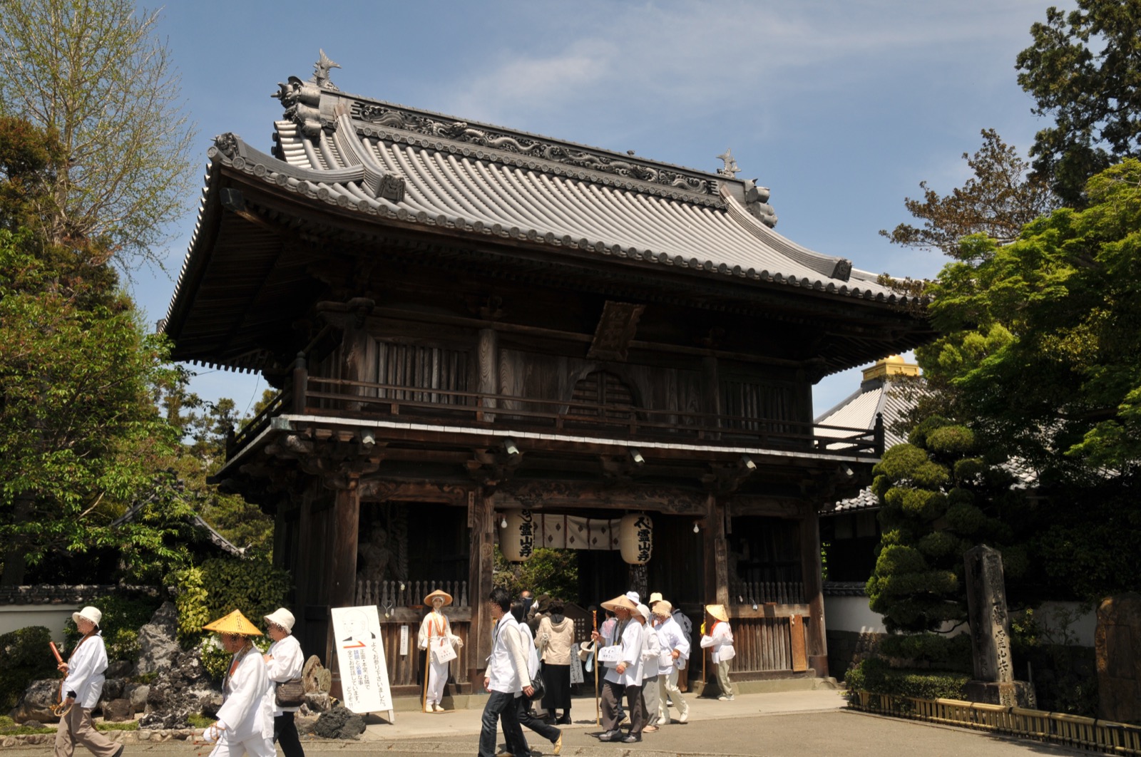 德島鳴門 四國八十八所一番札所 靈山寺（霊山寺）山門 — 遍路之路的起點