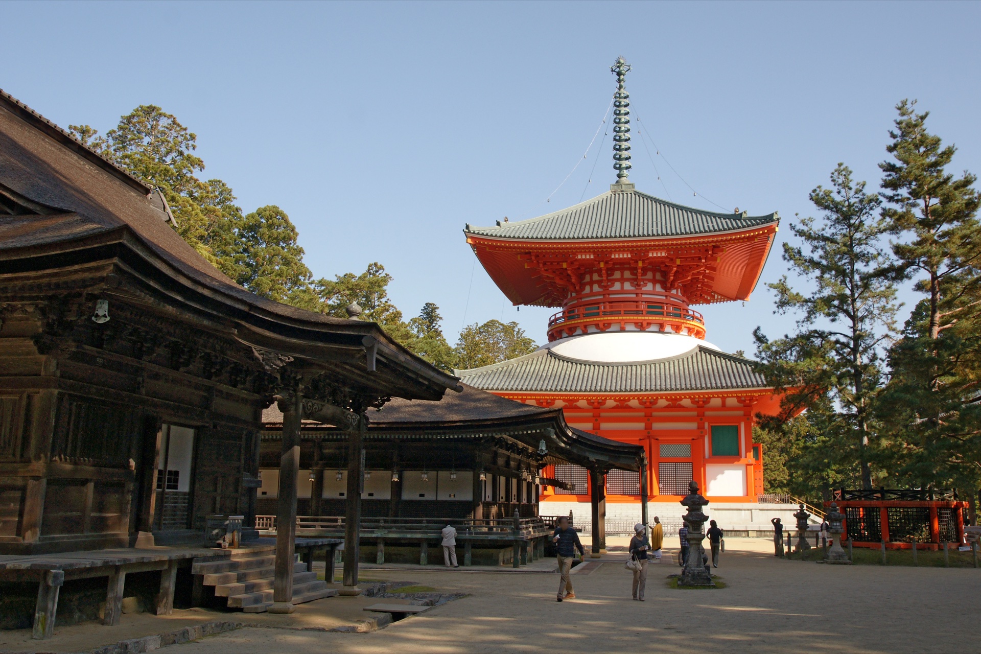 高野山壇上伽藍,弘法大師空海創建的真言密宗聖地,和歌山縣世界遺產